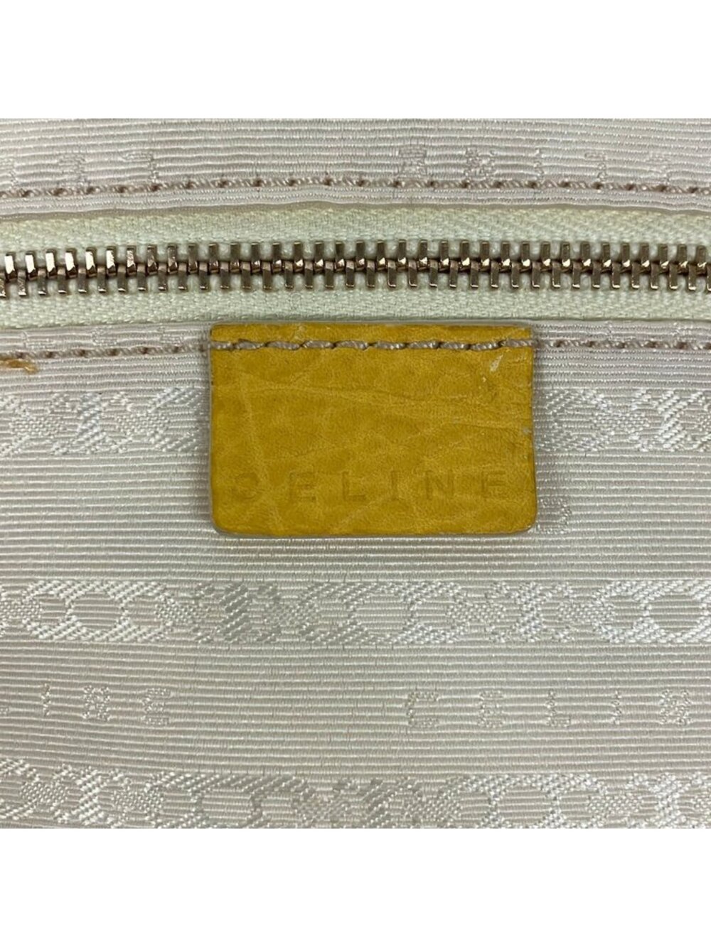 Celine Tote Lily Beige Yellow Leather - Picture 9 of 15